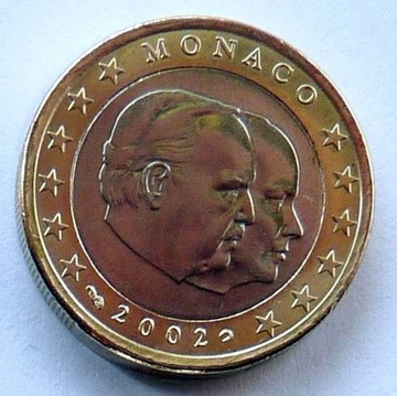 MONAKO  2002 - 1 EURO UNC !!!!!!!