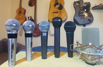 Mikrofon Shure 565/Beta made in USA. Beyerdynamic 