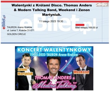 Bilet Koncert Walentynkowy Kraków