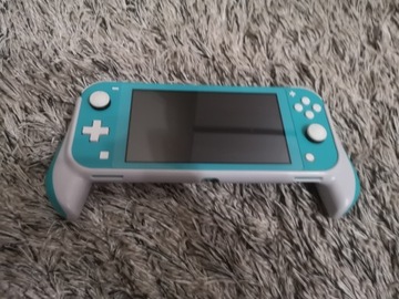 Nintendo switch lite aqua 32gb + grip