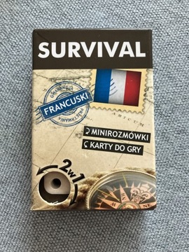 Survival - Francuski, minirozmówki/karty do gry