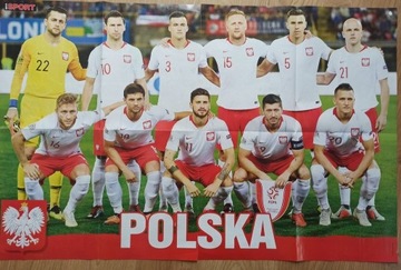 Plakat Reprezentacji Polski i Lionela Messiego