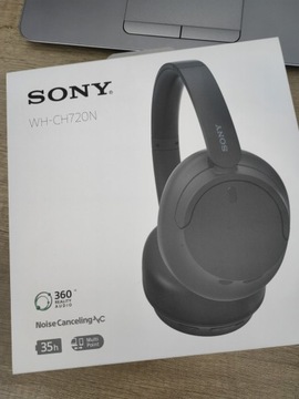 Sony wh-ch720n słuchawki nowe czarne 