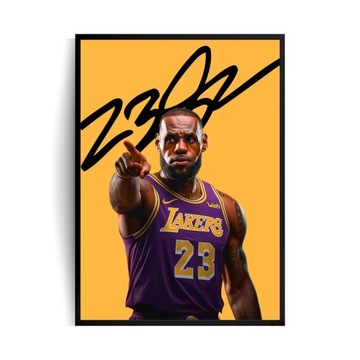 Plakat w ramce A3 LeBron James 30x40cm koszykówka