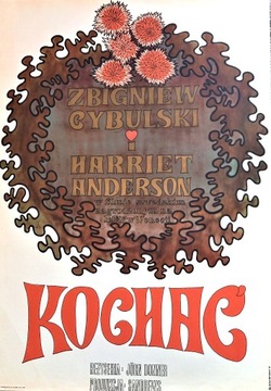 plakat - KOCHAĆ Królikowski 1969 Zbyszek Cybulski