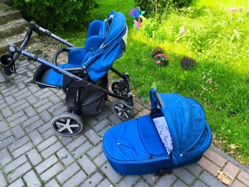 Wózek BabyDesign Lupo Comfort 2w1 + fotelik Maxi Cosi Family Fix