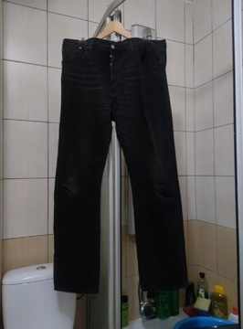 Spodnie jeansowe jeansy Levi's Strauss czar 501 w 