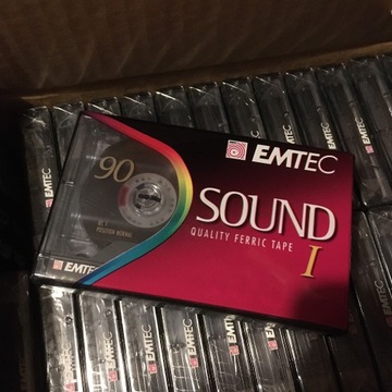 Kasety EMTEC Sound I 90 40 szt. nowe NOS