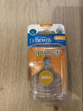 Dr Browns Options+ smoczki 6m+ Level 3 - 2 sztuki