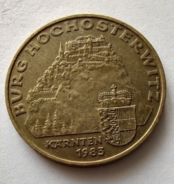 AUSTRIA 20 Schilling 1983 okołoMENNICZA 