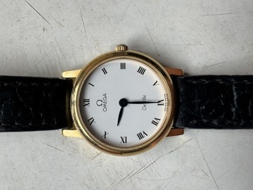 Złoty zegarek Omega De Ville próba 750