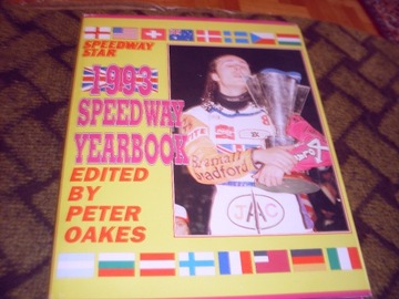 Książka  angielska  Speedway Yearbook 1993