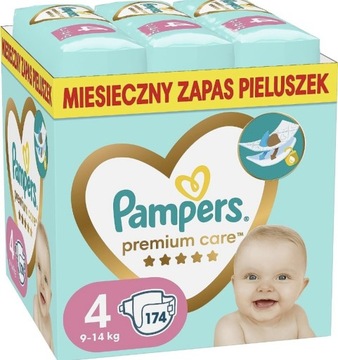 Pieluszki Pampers Premium Care Rozmiar 4 9-14 kg 