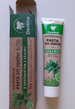 Łagodząca  pasta do zębów Dentino (bez fluoru)