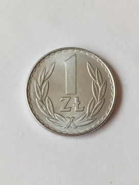 Moneta 1 zł 1976 r mennicza.