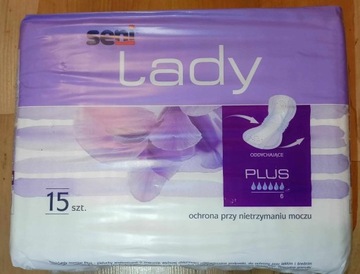 Wkładki urologiczne Seni Lady Plus 15 sztuk