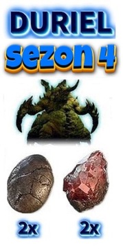 Diablo 4 SEZON 4 Duriel Shard Agony Slick Egg Łupy