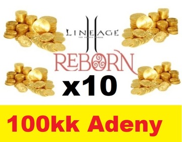 L2 REBORN X10 100KK 100M ADENY ADENA L2REBORNX10