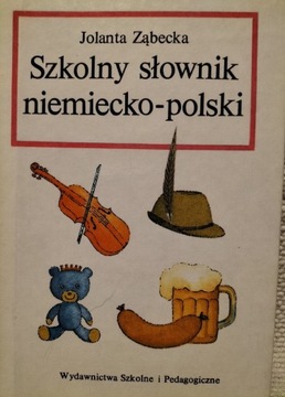 Szkolny słownik niemiecko-polski+ ściąga z gramat.