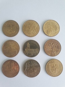 2-złotowe monety z lat 2004-2012 
