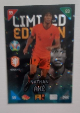 Ake Limited Edition Euro 2021 kick off Panini RARE