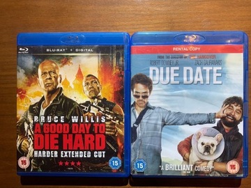 Film Die Hard i Due Date na Blu-ray