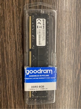 Pamięć ram ddr3 goodram 8gb 1600 mhz