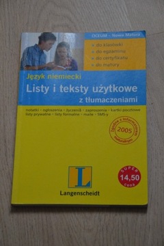 Listy i teksty użytkowe z tłumaczeniami j. niemiec