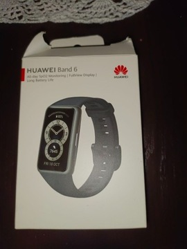 Smartband Huawei Band 6 czarny na gwarancji