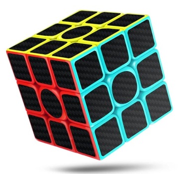 Speedy 3x3 Carbon Rubik Cube: Educational Toy