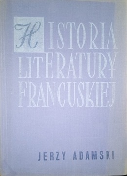 Historia literatury francuskiej 