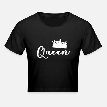 Krótka koszulka damska queen