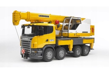 Bruder Scania Liebherr 03570 światło dźwięk