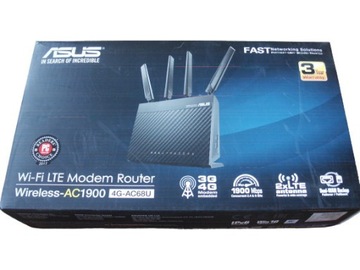 Router 4G LTE Asus 4G-AC68U DualBand WiFi AC 4xLAN