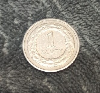 Moneta o nominale 1 zł rok 1990