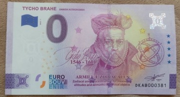 0 Euro Tycho Brahe Dania niski nr 381