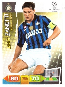 PANINI CHAMPIONS LEAGUE 11/12 ZANETTI INTER 