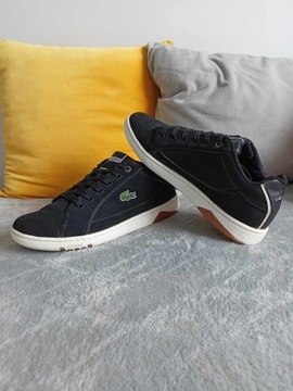 Sportowe buty Lacoste unisex - czarne rozmiar 40,5