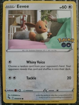 Karta Pokemon Eevee 054/078