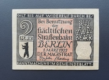 2 marki, 1922 rok 