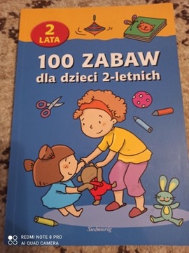 Książka 100 zabaw dla dzieci 2 letnich stan Bdobry