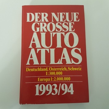 AUTO ATLAS Deutschand, Europa 1993/94