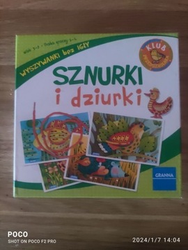 Sznurki i dziurki gra planszowa