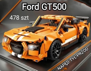 Klocki Technics auto Ford GT500 - 478szt z napędem