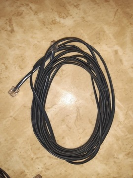 Kabel telefoniczny 6P4C około 4m szary