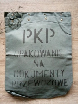 PKP - worek pocztowy z ambulansu pocztowego 101C 