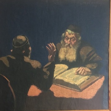 Rabini studiujący Talmud, Pa Ko Hoenich 1928 