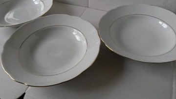 Talerz talerze Ćmielów porcelana 6 talerzy