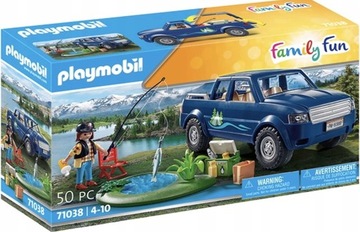 Playmobil Wyprawa wędkarska Samochód+figurka 71038