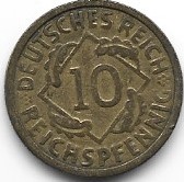 Niemcy 10 pf.1926 G
